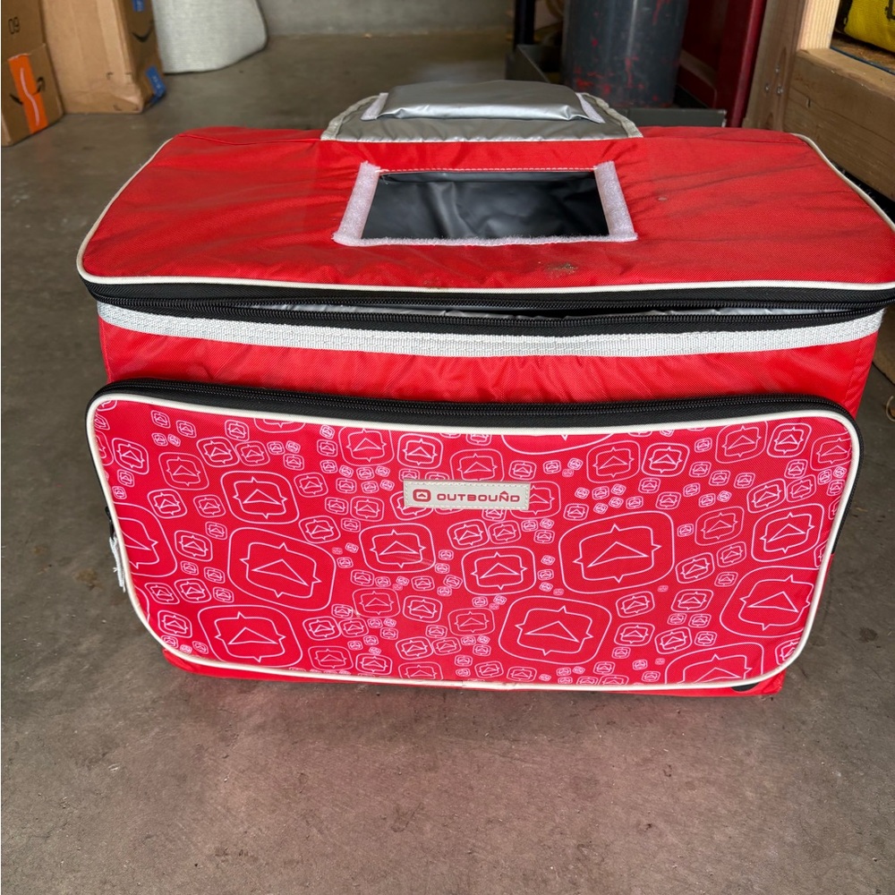 Outbound Red Insulated Cooler Bag